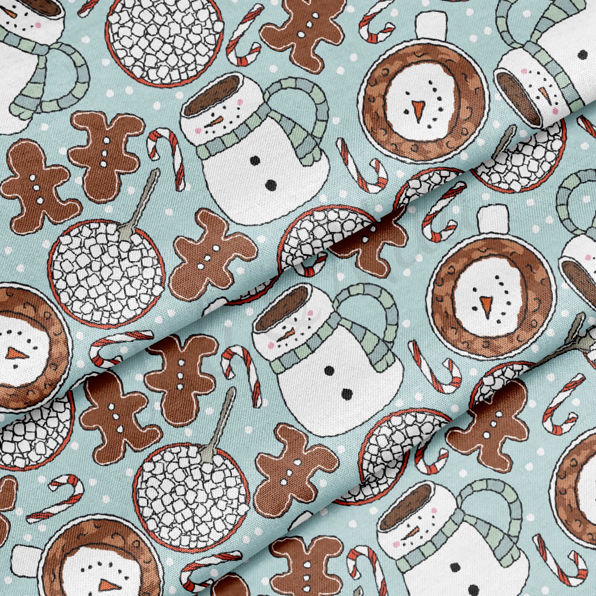 100% Cotton Fabric By the Yard Printed in USA Cotton Sateen -  Cotton  CTN704