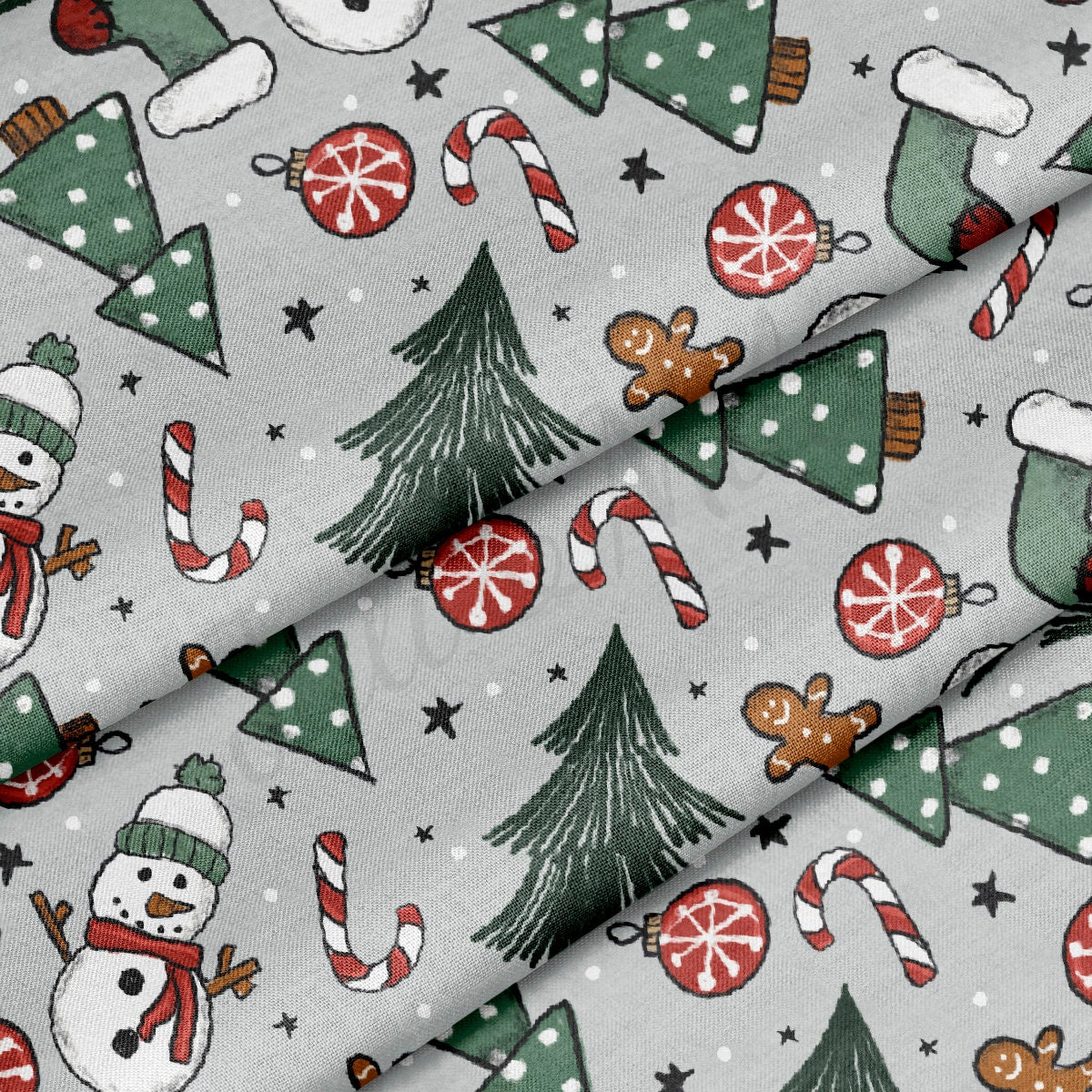 100% Cotton Fabric By the Yard Printed in USA Cotton Sateen -  Cotton  CTN1003