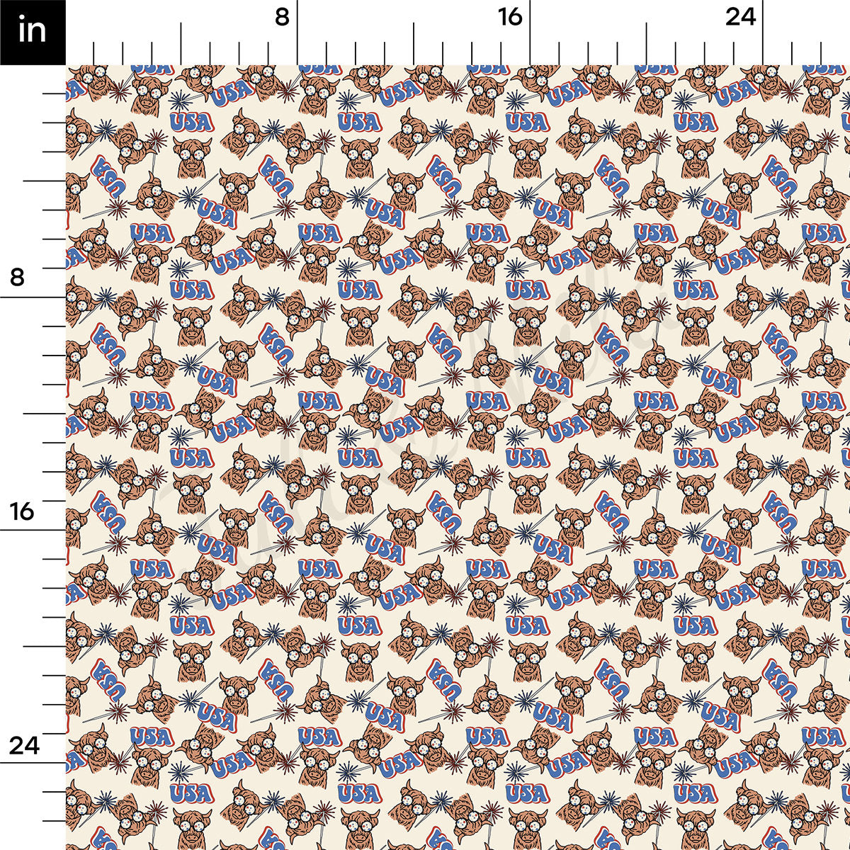 100% Cotton Fabric By the Yard Printed in USA Cotton Sateen -  Cotton  CTN353