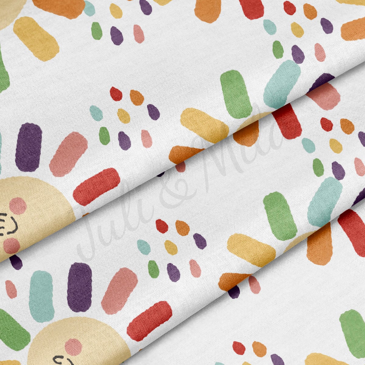 100% Cotton Fabric By the Yard Printed in USA Cotton Sateen -  Cotton  CTN437