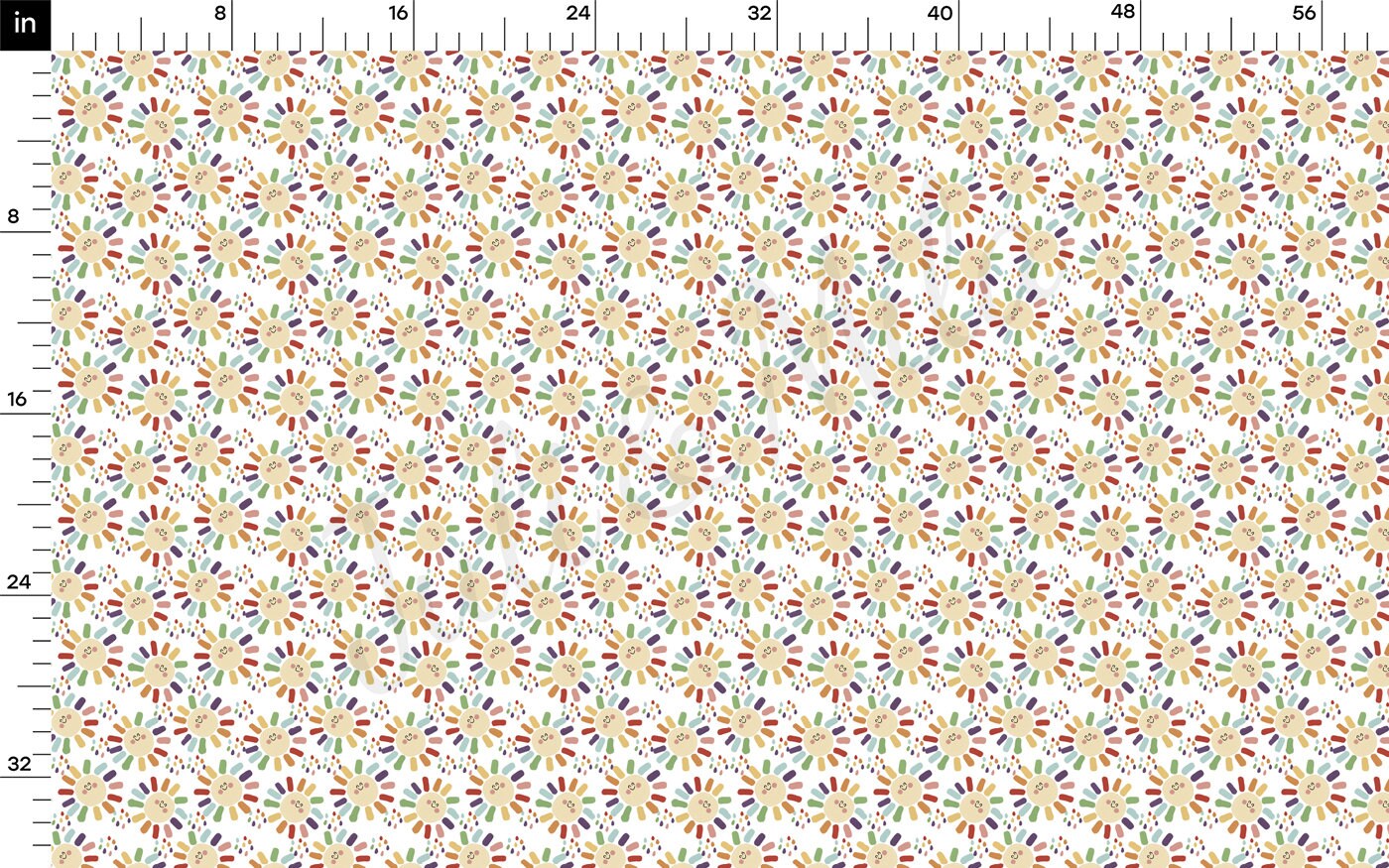 100% Cotton Fabric By the Yard Printed in USA Cotton Sateen -  Cotton  CTN437