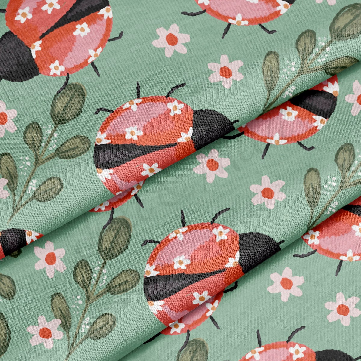 100% Cotton Fabric By the Yard Printed in USA Cotton Sateen -  Cotton  CTN462