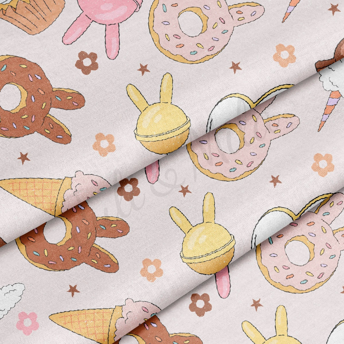 100% Cotton Fabric By the Yard Printed in USA Cotton Sateen -  Cotton  CTN1388 Easter