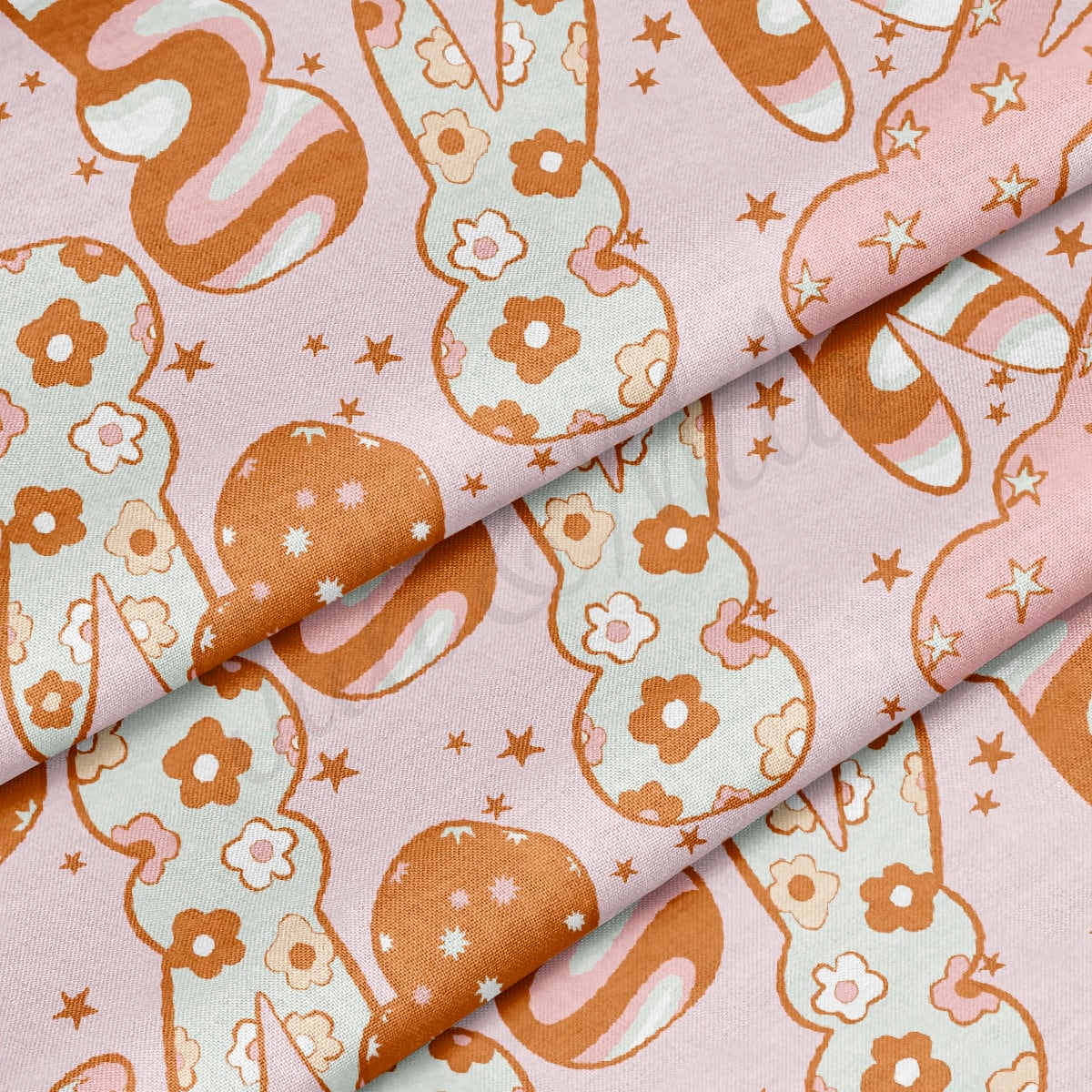 100% Cotton Fabric By the Yard Printed in USA Cotton Sateen -  Cotton  CTN1372 Easter