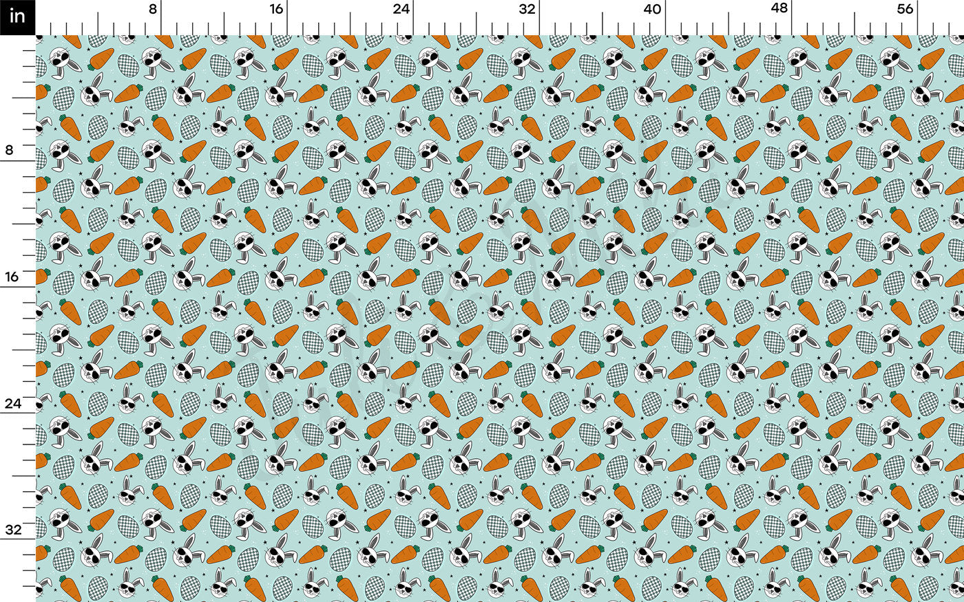 100% Cotton Fabric By the Yard Printed in USA Cotton Sateen -  Cotton  CTN1386 Easter