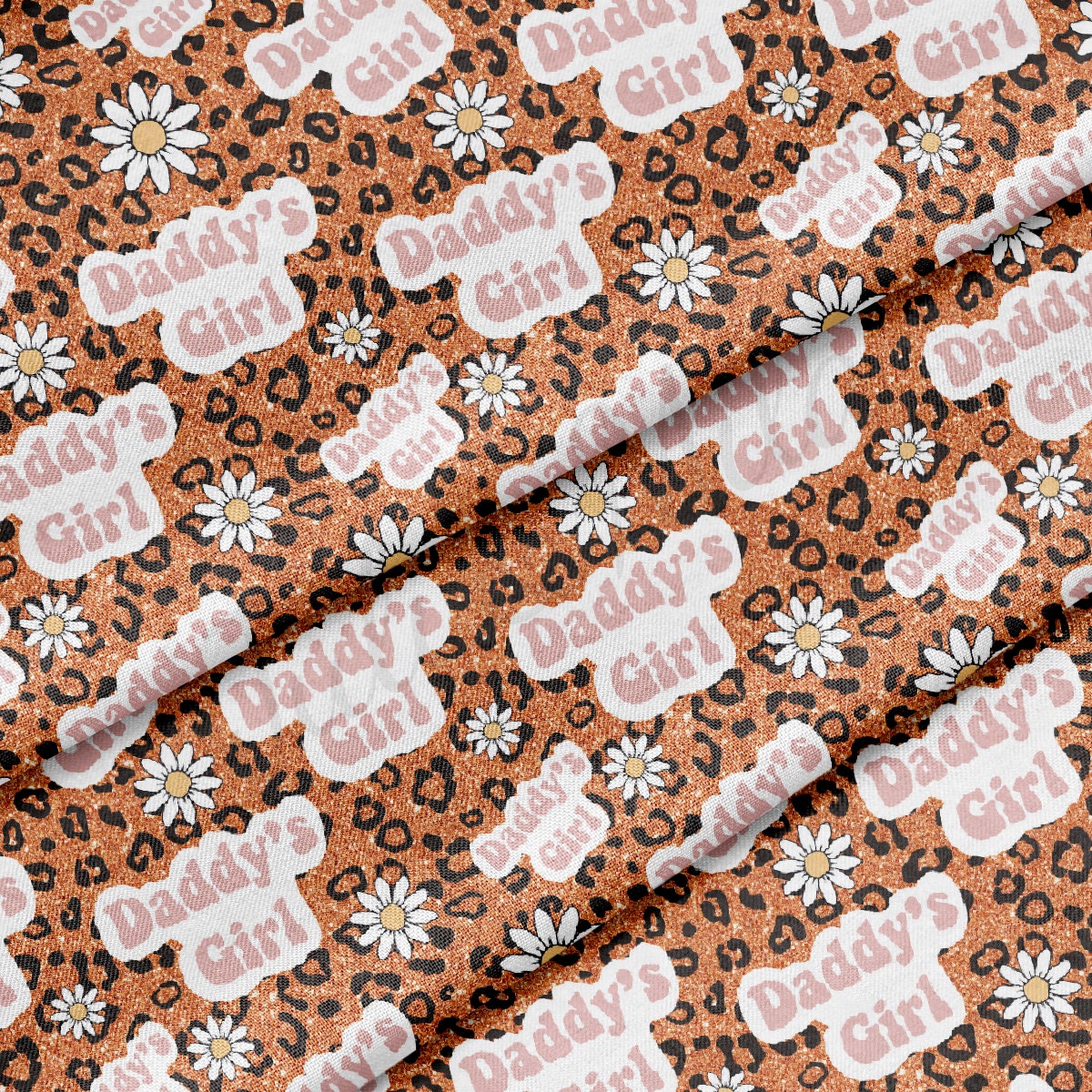 100% Cotton Fabric By the Yard Printed in USA Cotton Sateen -  Cotton  CTN1209 Daddy's Girl