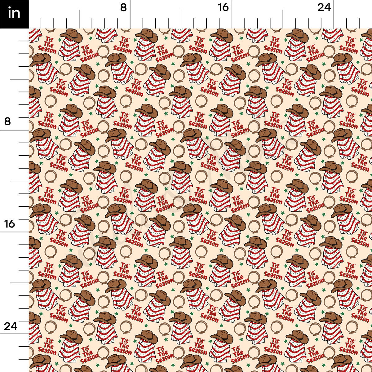 100% Cotton Fabric By the Yard Printed in USA Cotton Sateen -  Cotton  CTN1069 Christmas