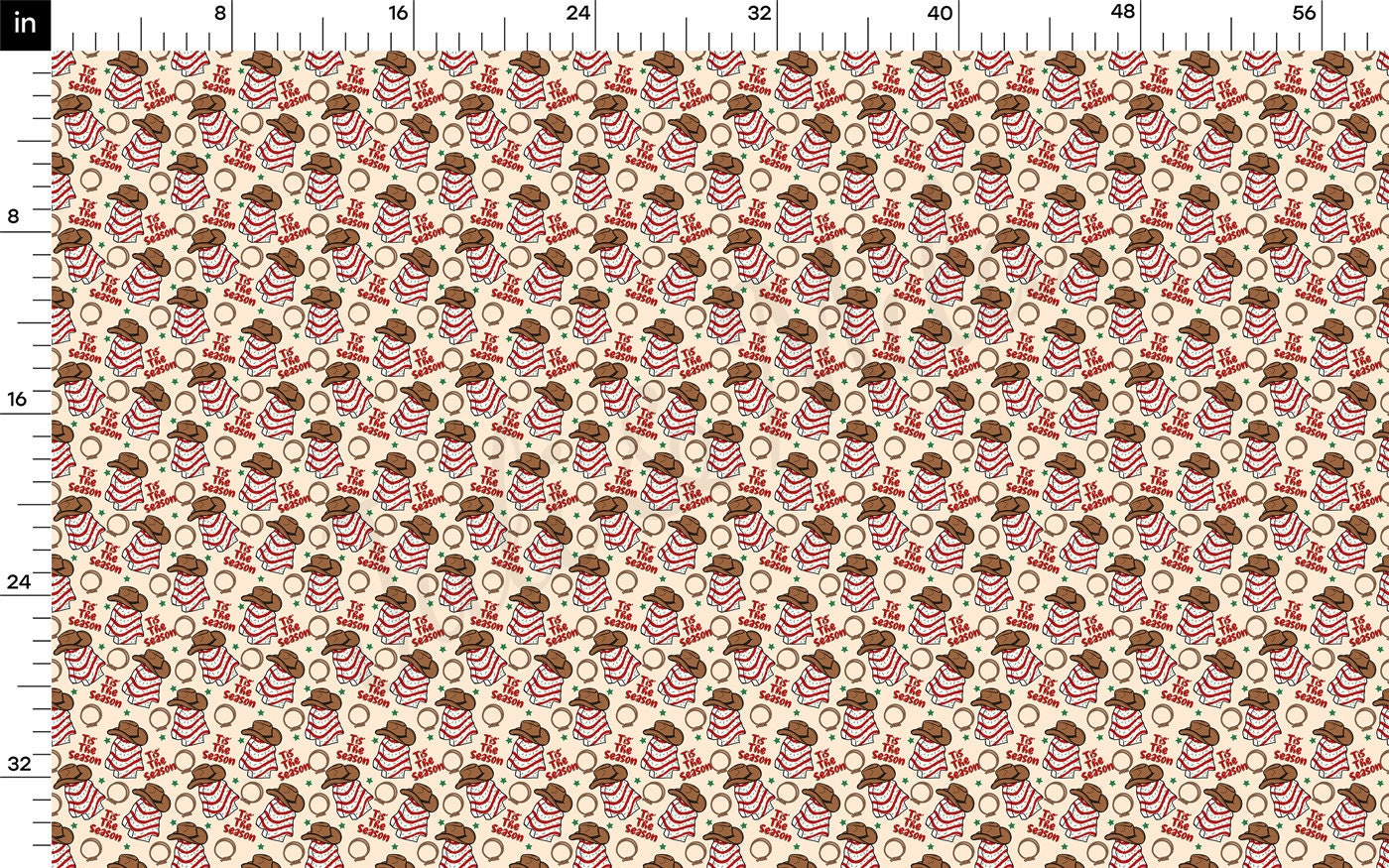 100% Cotton Fabric By the Yard Printed in USA Cotton Sateen -  Cotton  CTN1069 Christmas