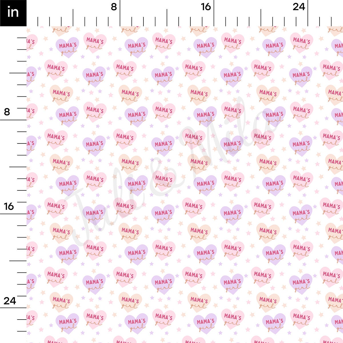 100% Cotton Fabric By the Yard Printed in USA Cotton Sateen -  Cotton  CTN1398 Mama's Girl