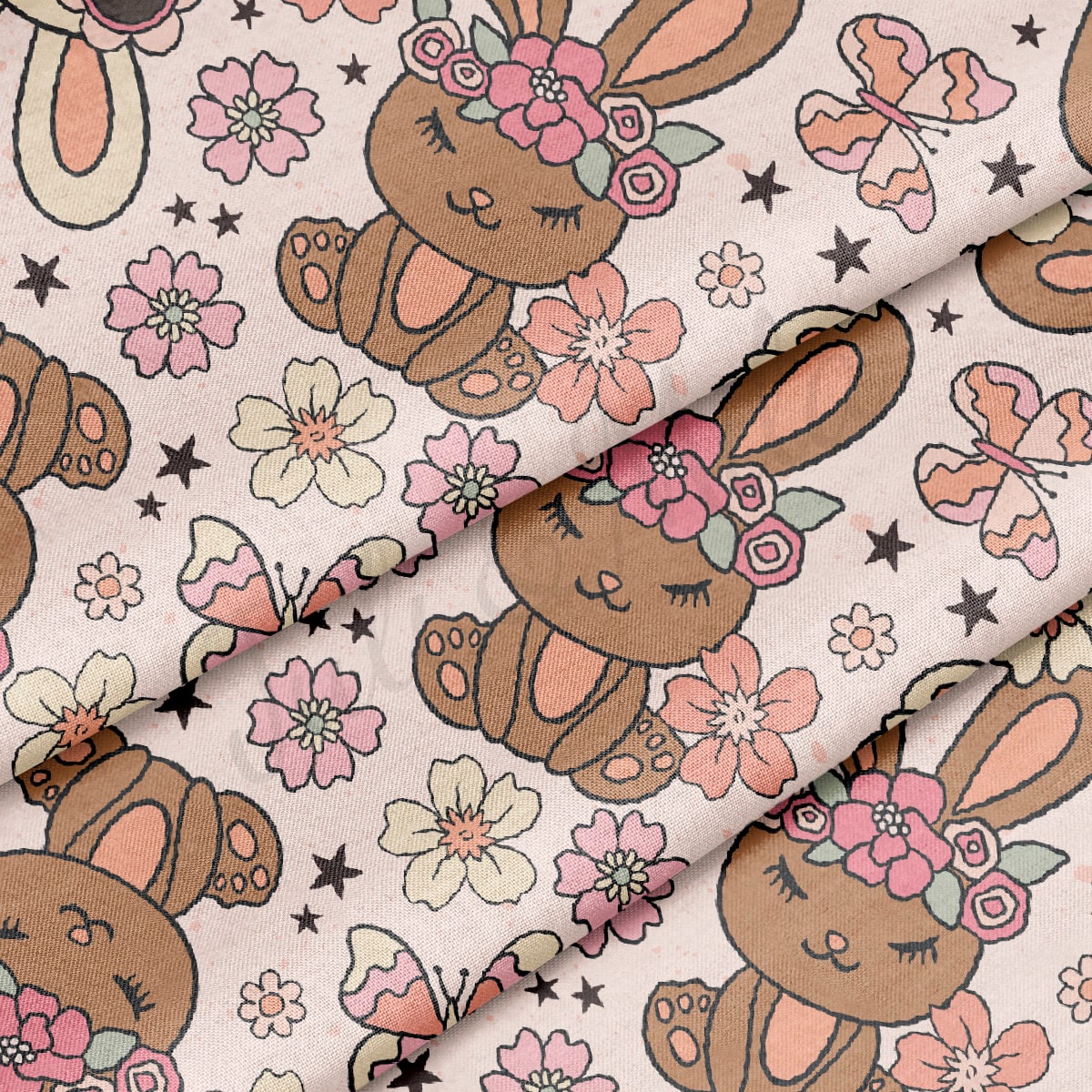 100% Cotton Fabric By the Yard Printed in USA Cotton Sateen -  Cotton  CTN1391
