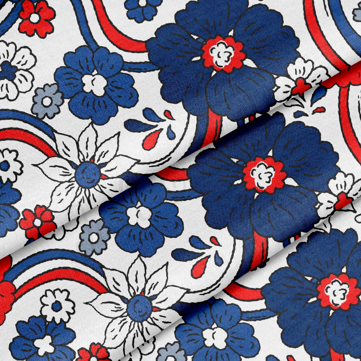 100% Cotton Fabric By the Yard Printed in USA Cotton Sateen -  Cotton  CTN102
