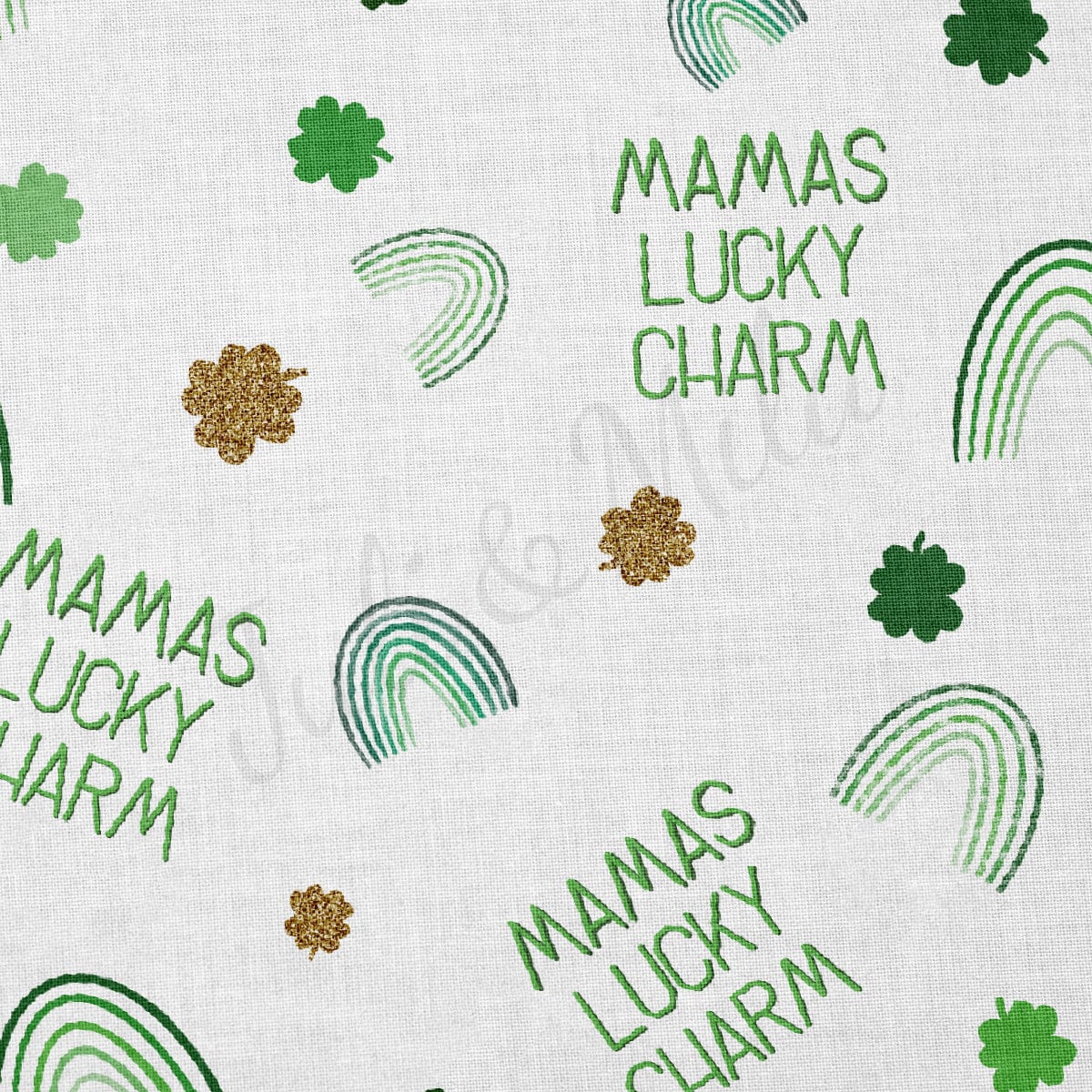 100% Cotton Fabric By the Yard Printed in USA Cotton Sateen -  Cotton CTN905 St. Patrick's Day