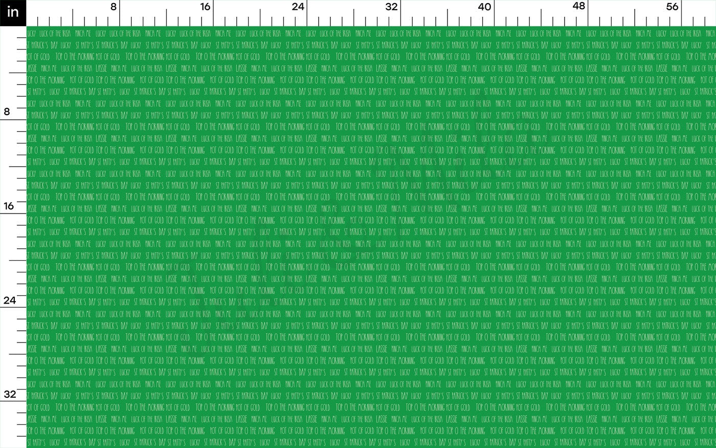 100% Cotton Fabric By the Yard Printed in USA Cotton Sateen -  Cotton CTN1081 St. Patrick's Day