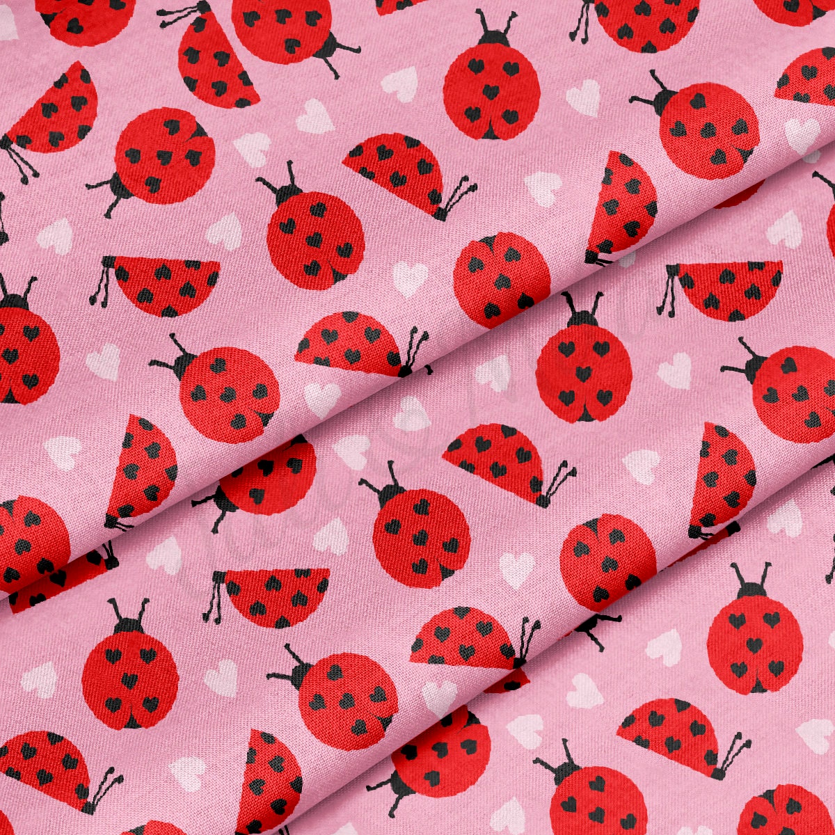 100% Cotton Fabric By the Yard Printed in USA Cotton Sateen -  Cotton CTN1086 Valentine's Day