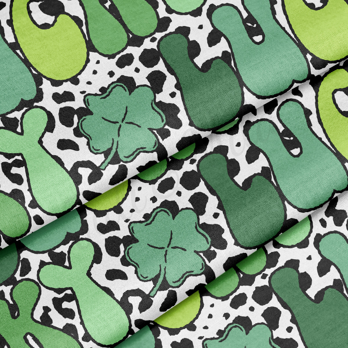 100% Cotton Fabric By the Yard Printed in USA Cotton Sateen -  Cotton CTN1089 St. Patrick's Day