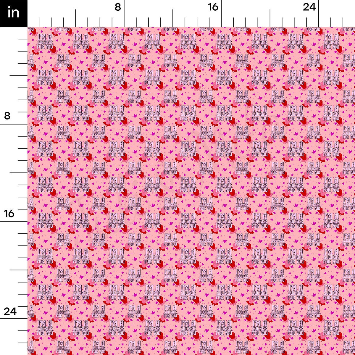100% Cotton Fabric By the Yard Printed in USA Cotton Sateen -  Cotton CTN1213 Valentine's Day