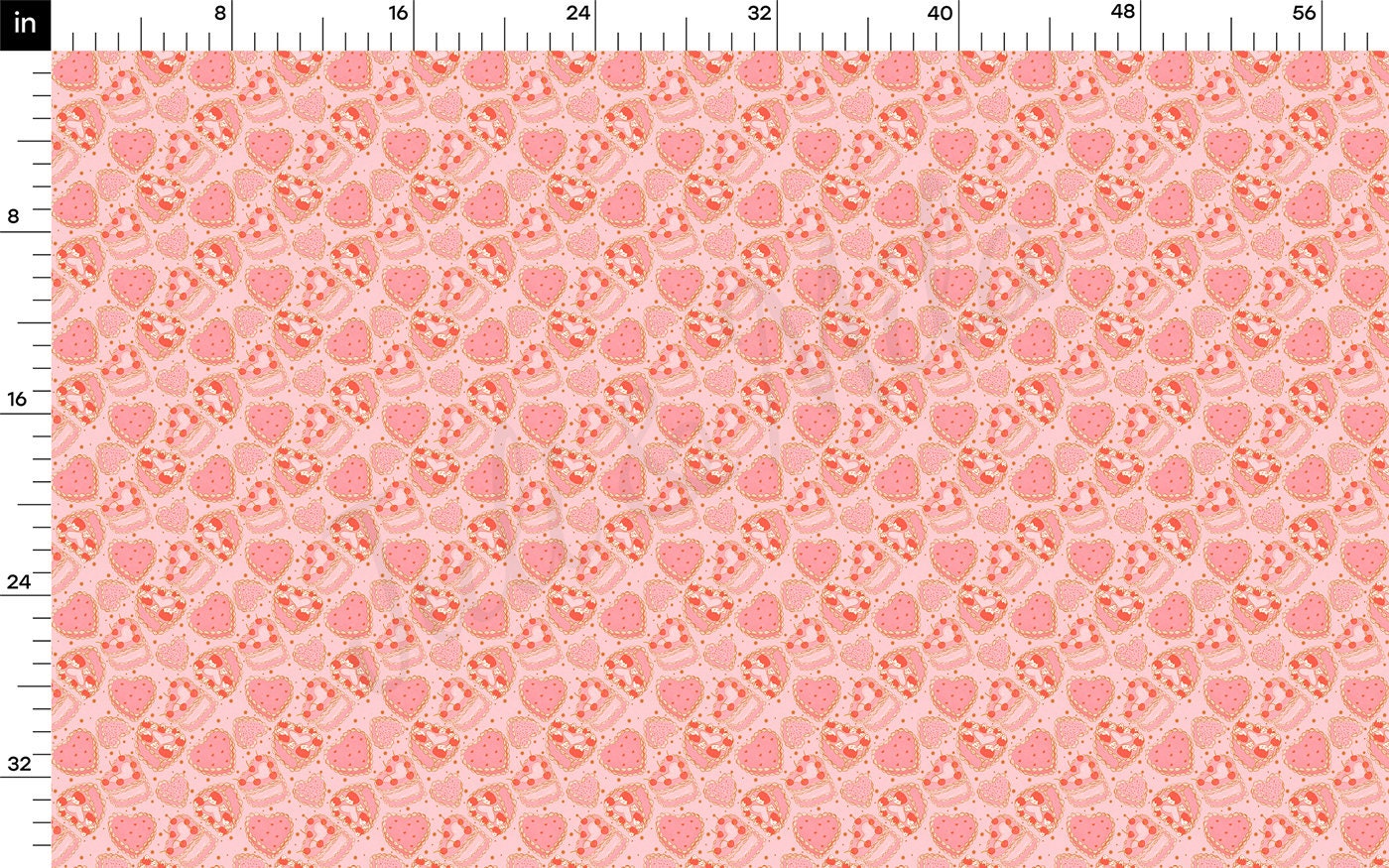 100% Cotton Fabric By the Yard Printed in USA Cotton Sateen -  Cotton CTN1225 Valentine's Day