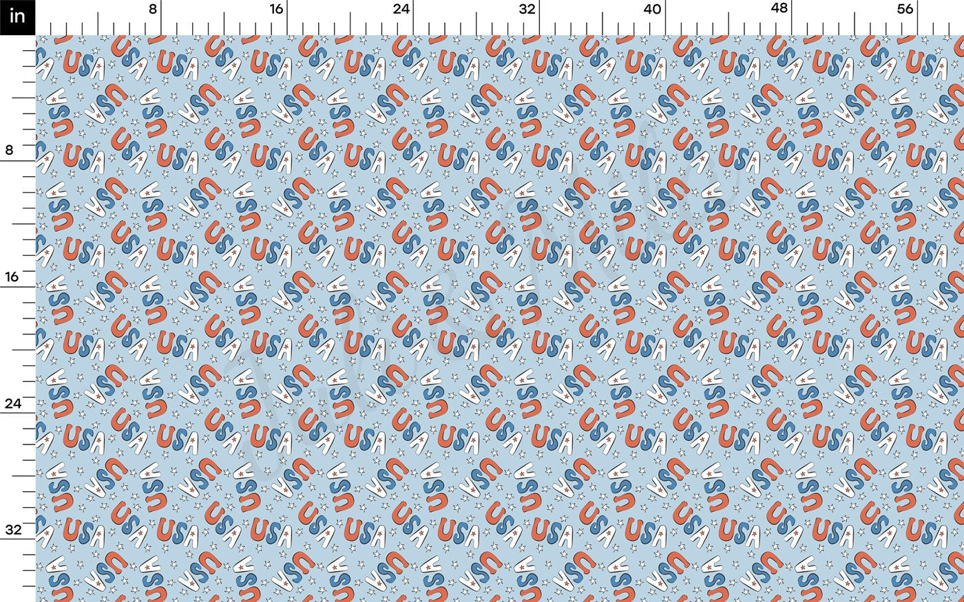 100% Cotton Fabric By the Yard Printed in USA Cotton Sateen -  Cotton CTN1228 4th of July Patriotic