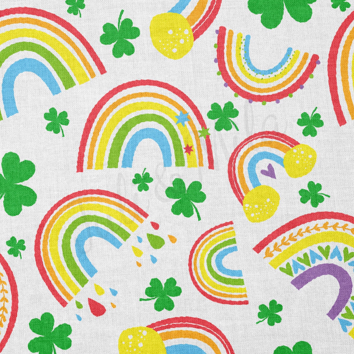 100% Cotton Fabric By the Yard Printed in USA Cotton Sateen -  Cotton CTN1232 St. Patrick's Day