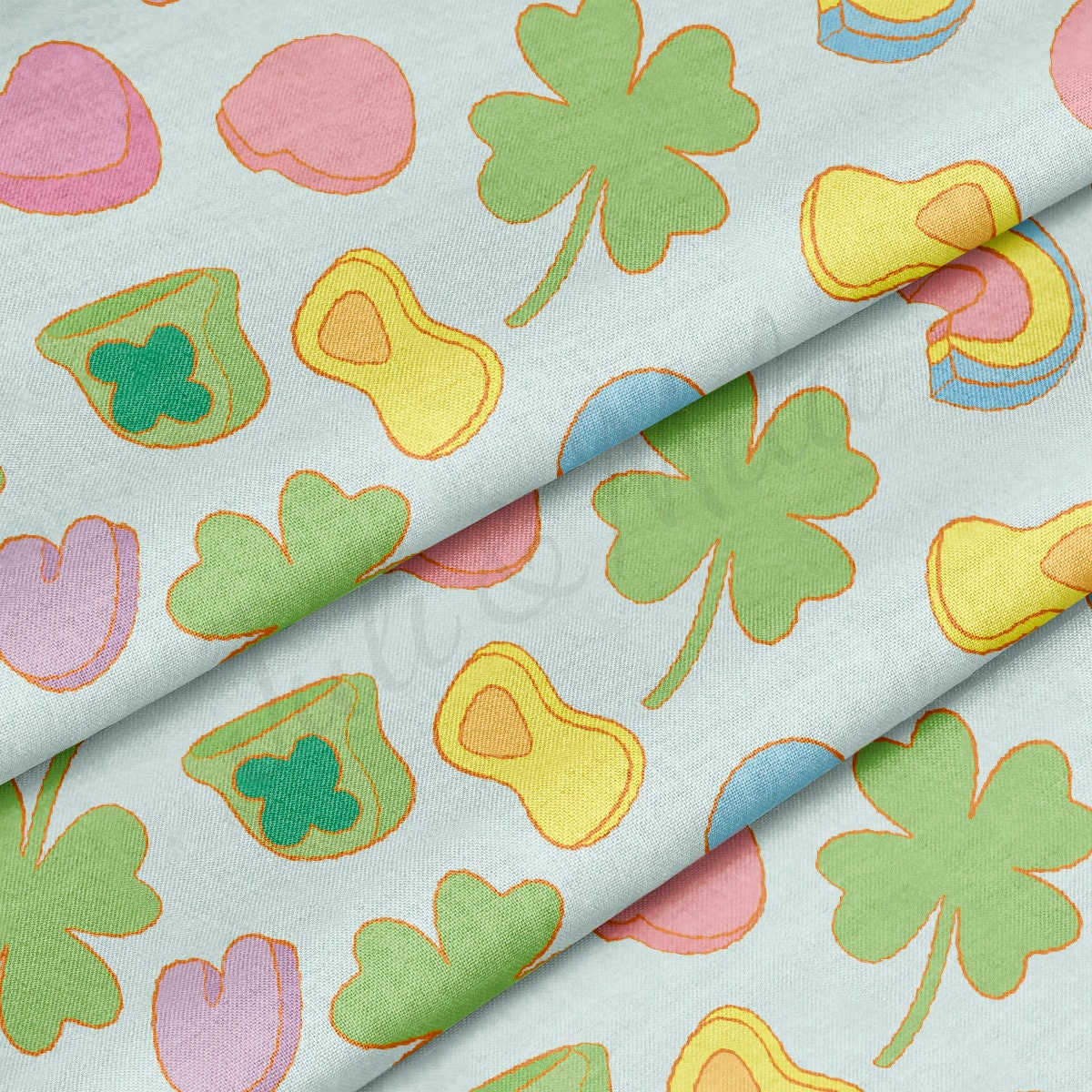 100% Cotton Fabric By the Yard Printed in USA Cotton Sateen -  Cotton CTN1236 St. Patrick's Day