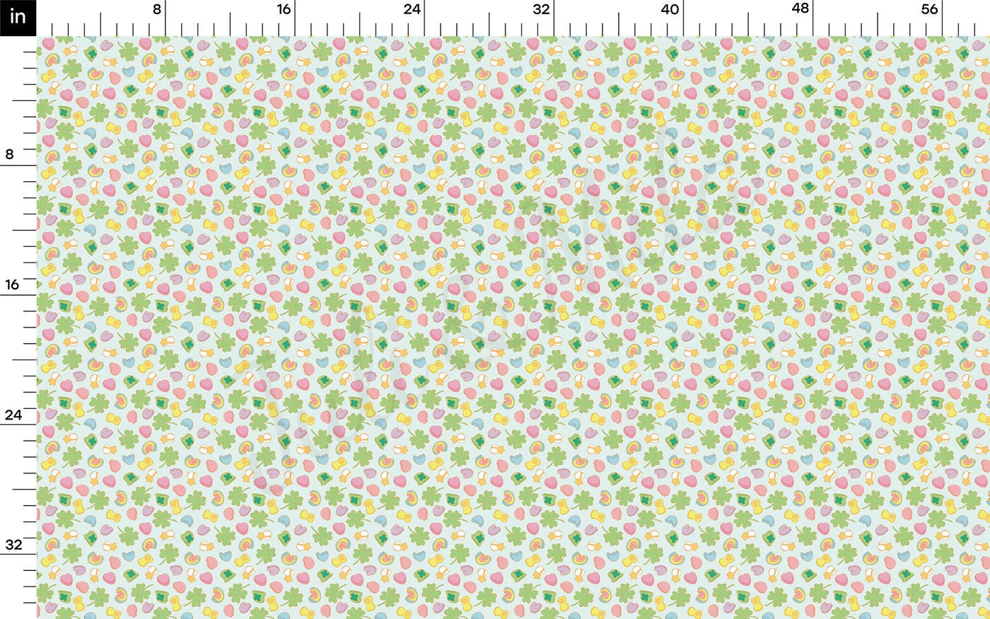 100% Cotton Fabric By the Yard Printed in USA Cotton Sateen -  Cotton CTN1236 St. Patrick's Day