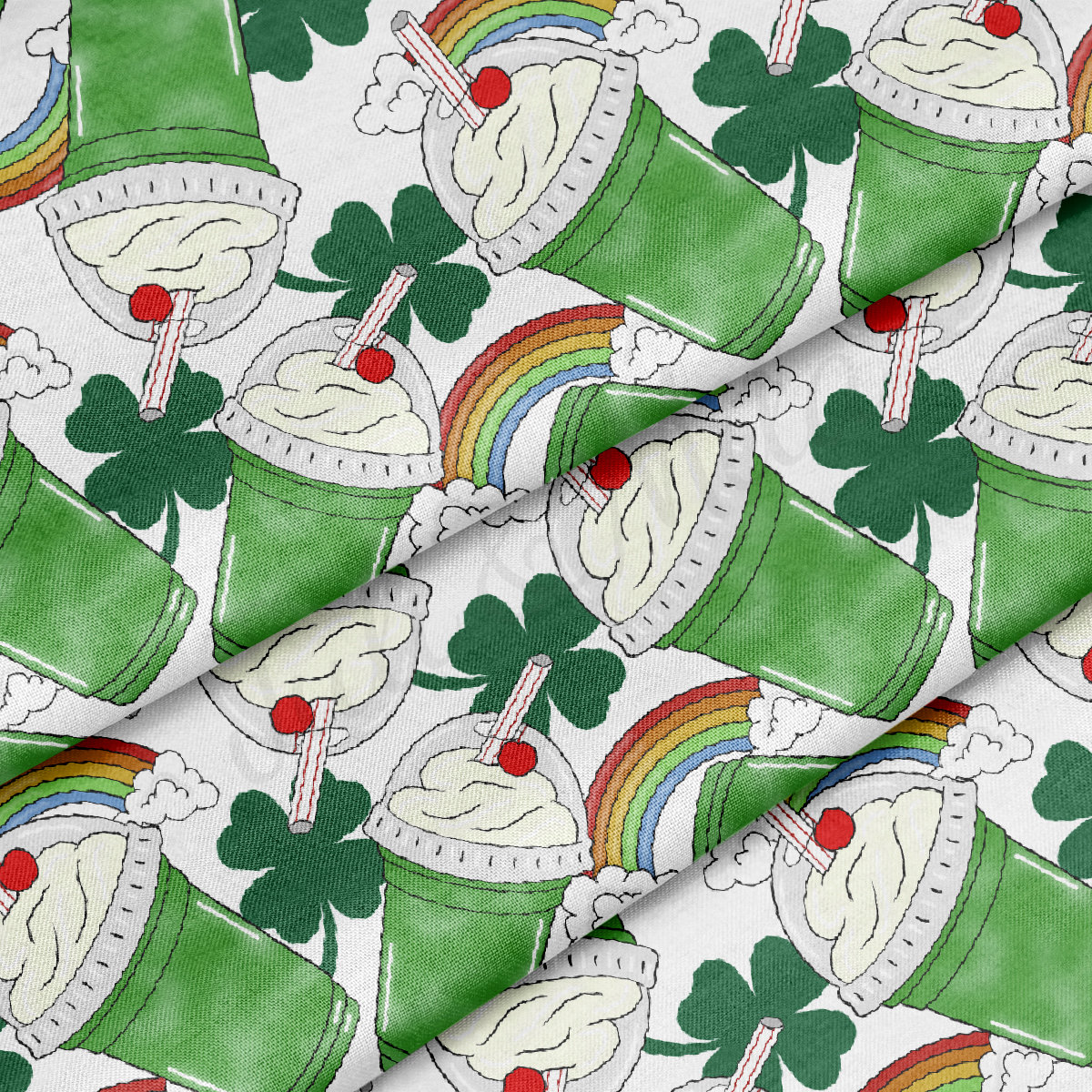 100% Cotton Fabric By the Yard Printed in USA Cotton Sateen -  Cotton CTN1242 St. Patrick's Day