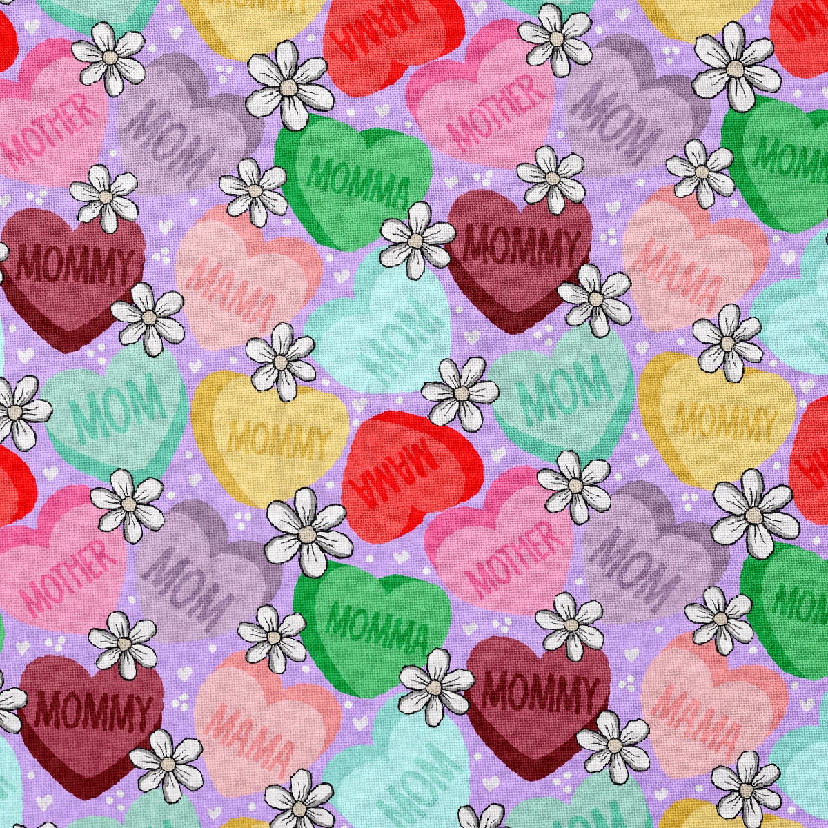 100% Cotton Fabric By the Yard Printed in USA Cotton Sateen -  Cotton CTN1263 Valentine's Day