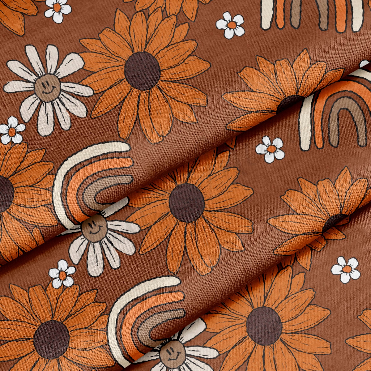 100% Cotton Fabric By the Yard Printed in USA Cotton Sateen -  Cotton  CTN486
