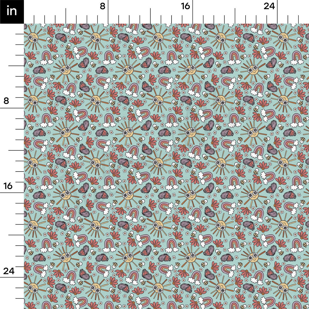 100% Cotton Fabric By the Yard Printed in USA Cotton Sateen -  Cotton  CTN1127