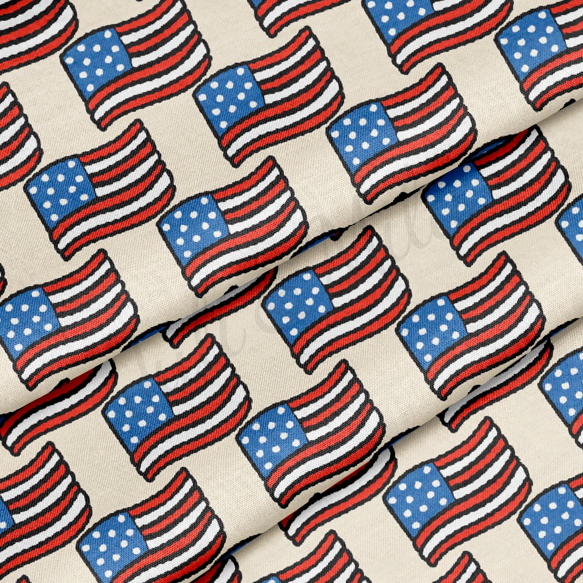 100% Cotton Fabric By the Yard Printed in USA Cotton Sateen -  Cotton  CTN349