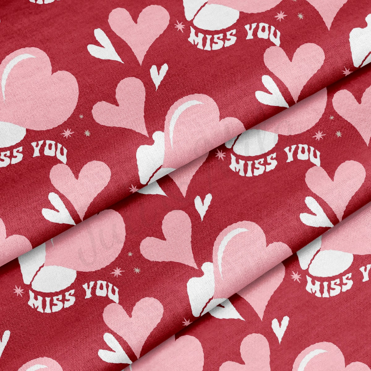 100% Cotton Fabric By the Yard Printed in USA Cotton Sateen -  Cotton CTN1332 Valentine's Day