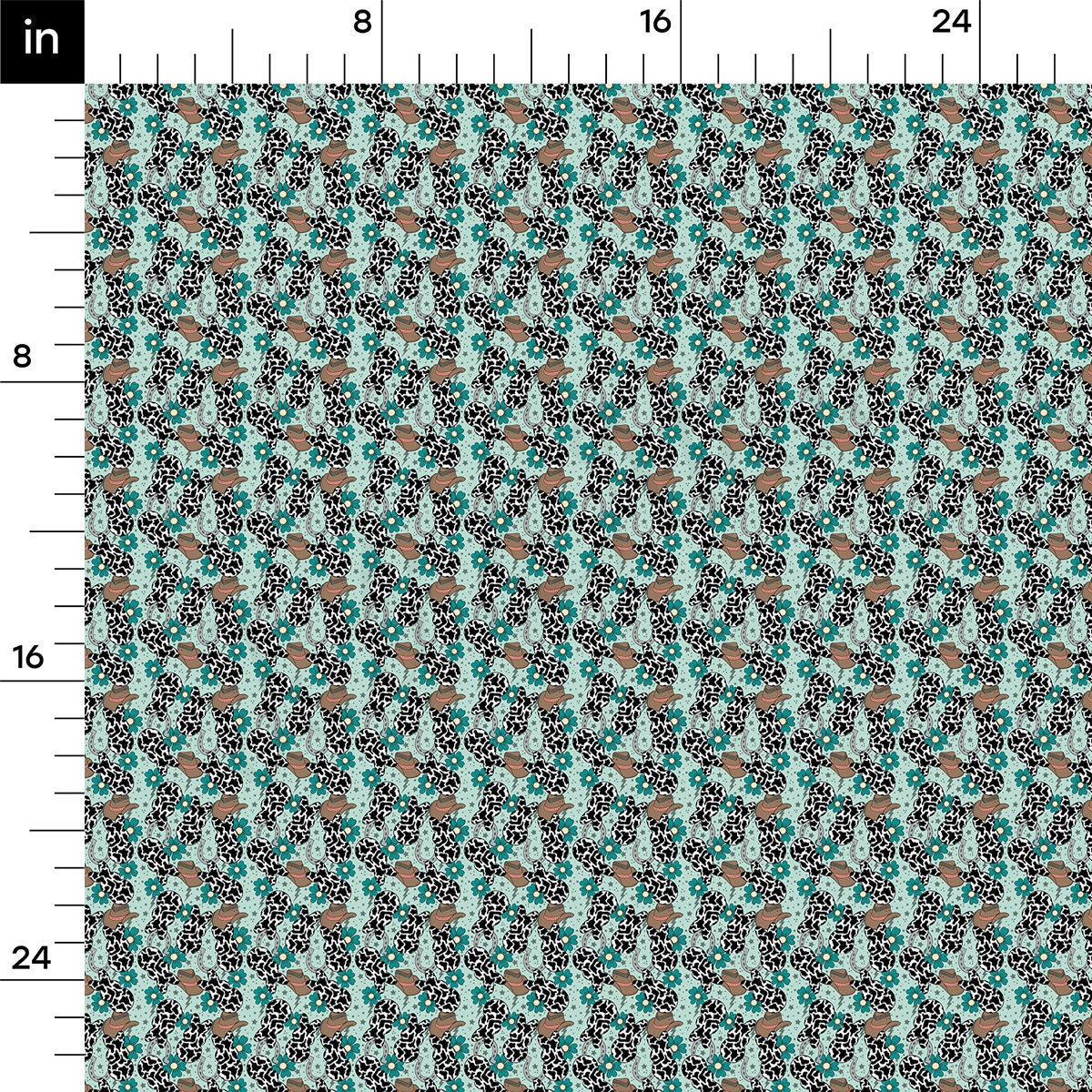 100% Cotton Fabric By the Yard Printed in USA Cotton Sateen -  Cotton CTN1354