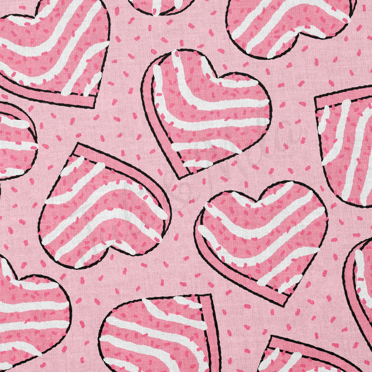 100% Cotton Fabric By the Yard Printed in USA Cotton Sateen -  Cotton CTN2256 Valentine's Day