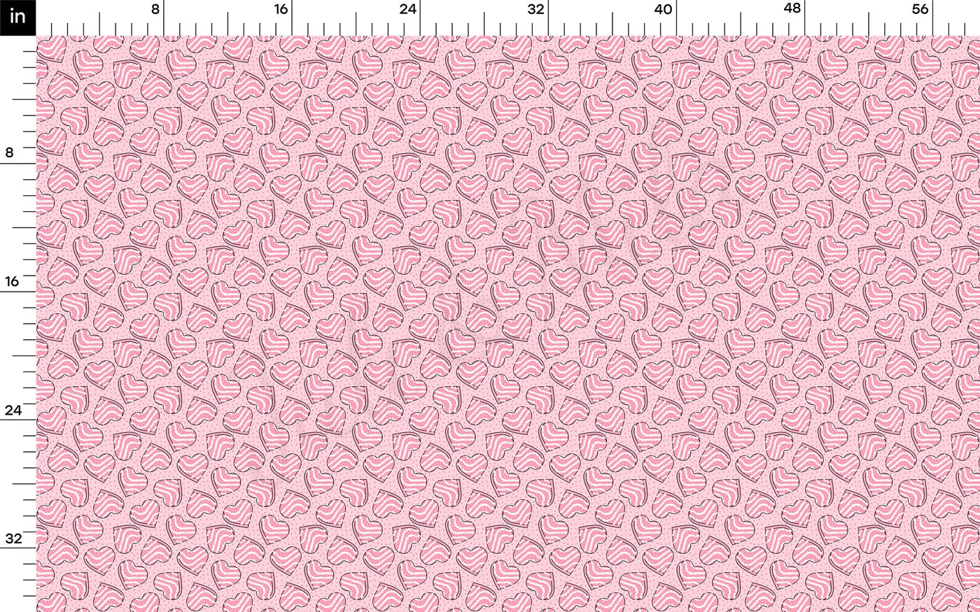 100% Cotton Fabric By the Yard Printed in USA Cotton Sateen -  Cotton CTN2256 Valentine's Day