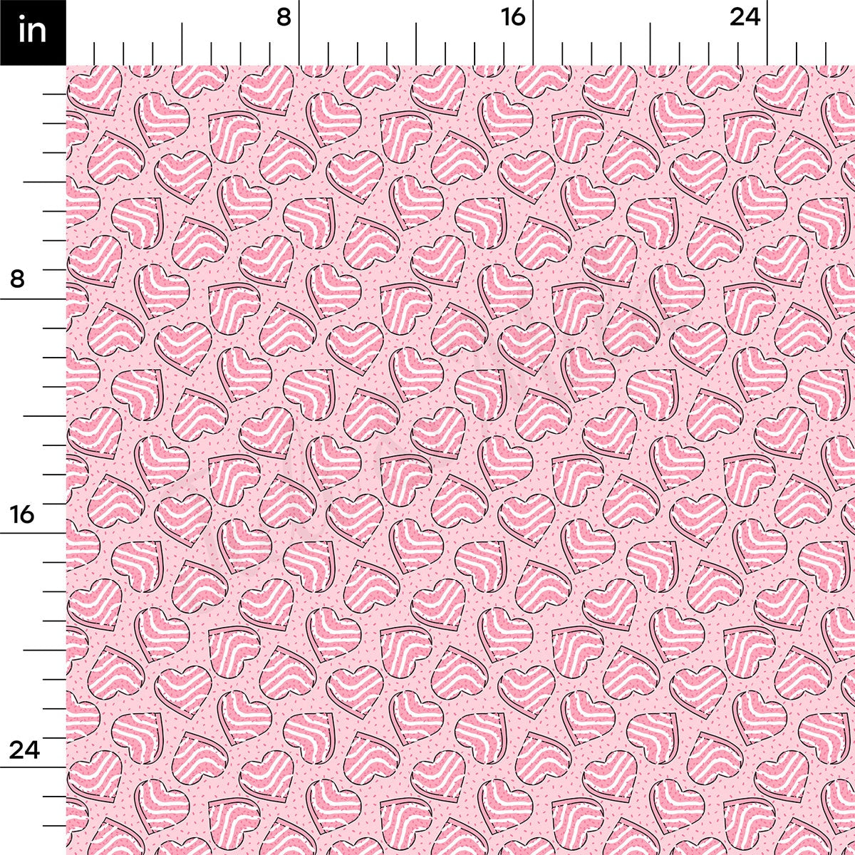 100% Cotton Fabric By the Yard Printed in USA Cotton Sateen -  Cotton CTN2256 Valentine's Day