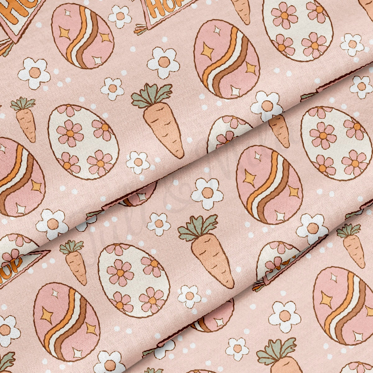 100% Cotton Fabric By the Yard Printed in USA Cotton Sateen -  Cotton CTNEast123 Easter