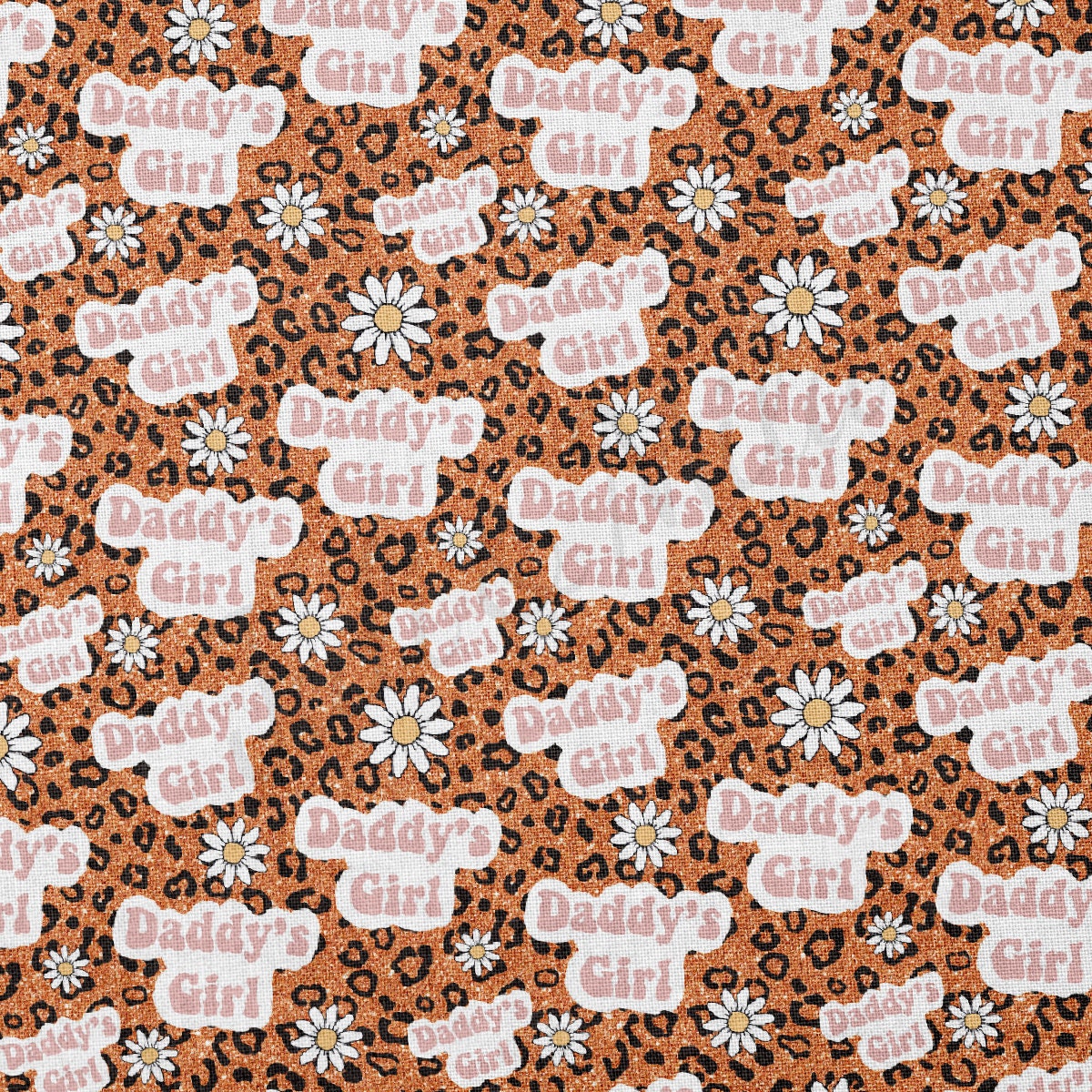 100% Cotton Fabric By the Yard Printed in USA Cotton Sateen -  Cotton  CTN1209 Daddy's Girl
