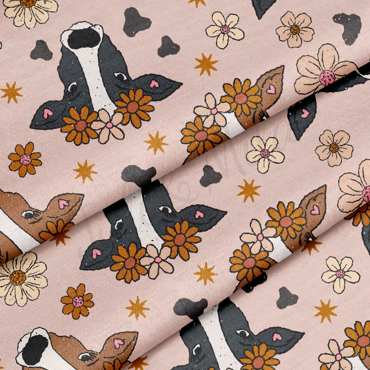100% Cotton Fabric By the Yard Printed in USA Cotton Sateen -  Cotton  CTN1157