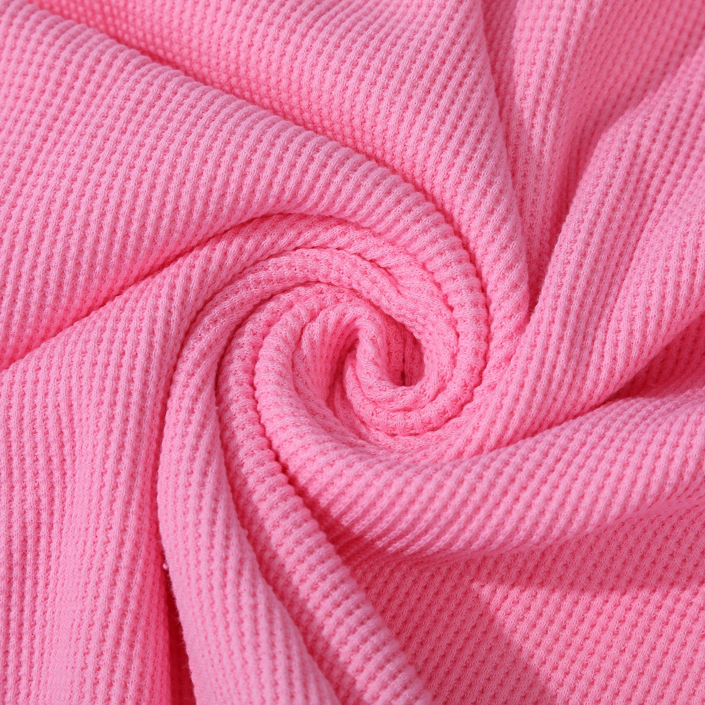 97 percent Cotton 3 percent Spandex Waffle Cotton Fabric by the yard Waffle Knit Stretchy Fabric