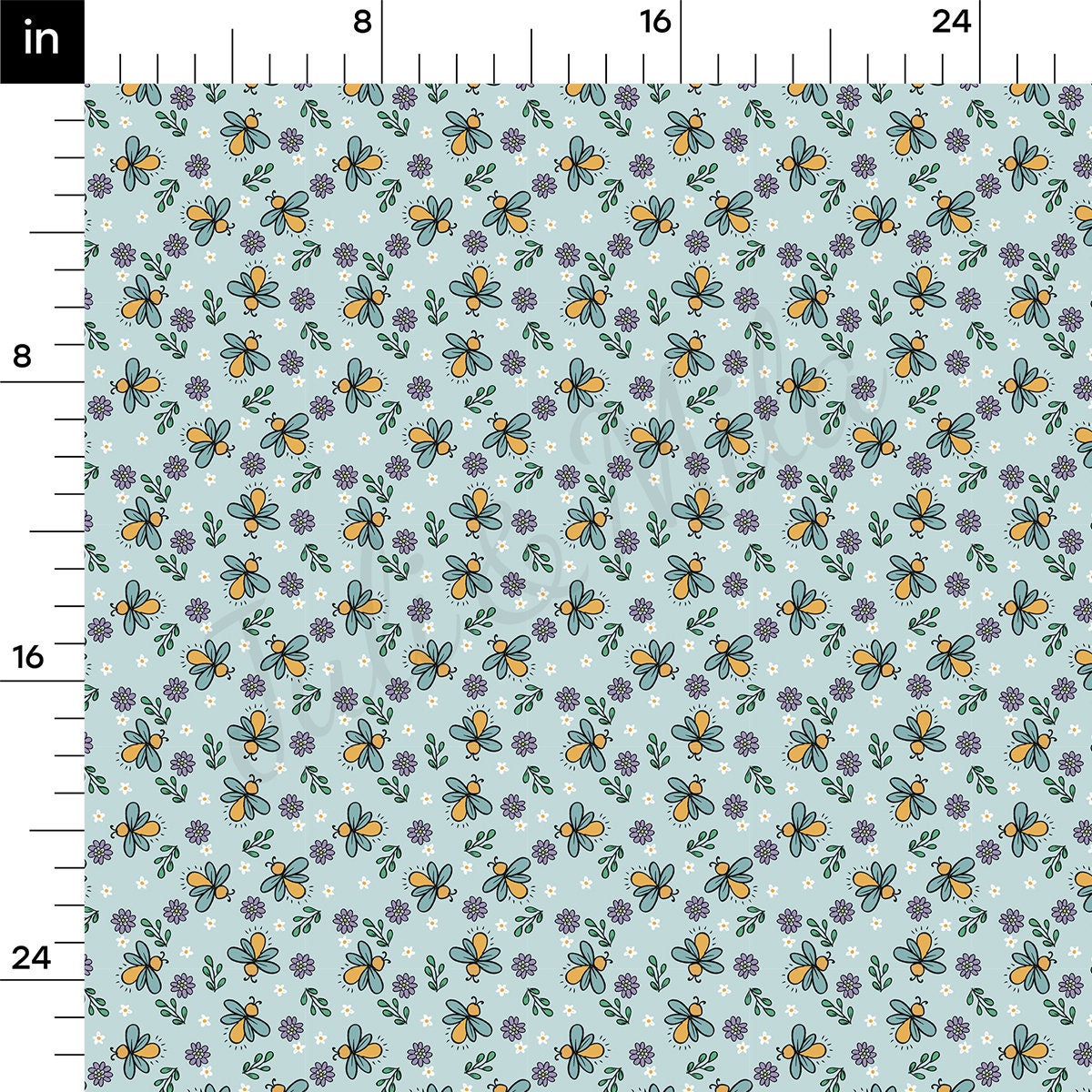 100% Cotton Fabric By the Yard Printed in USA Cotton Sateen -  Cotton  CTN427