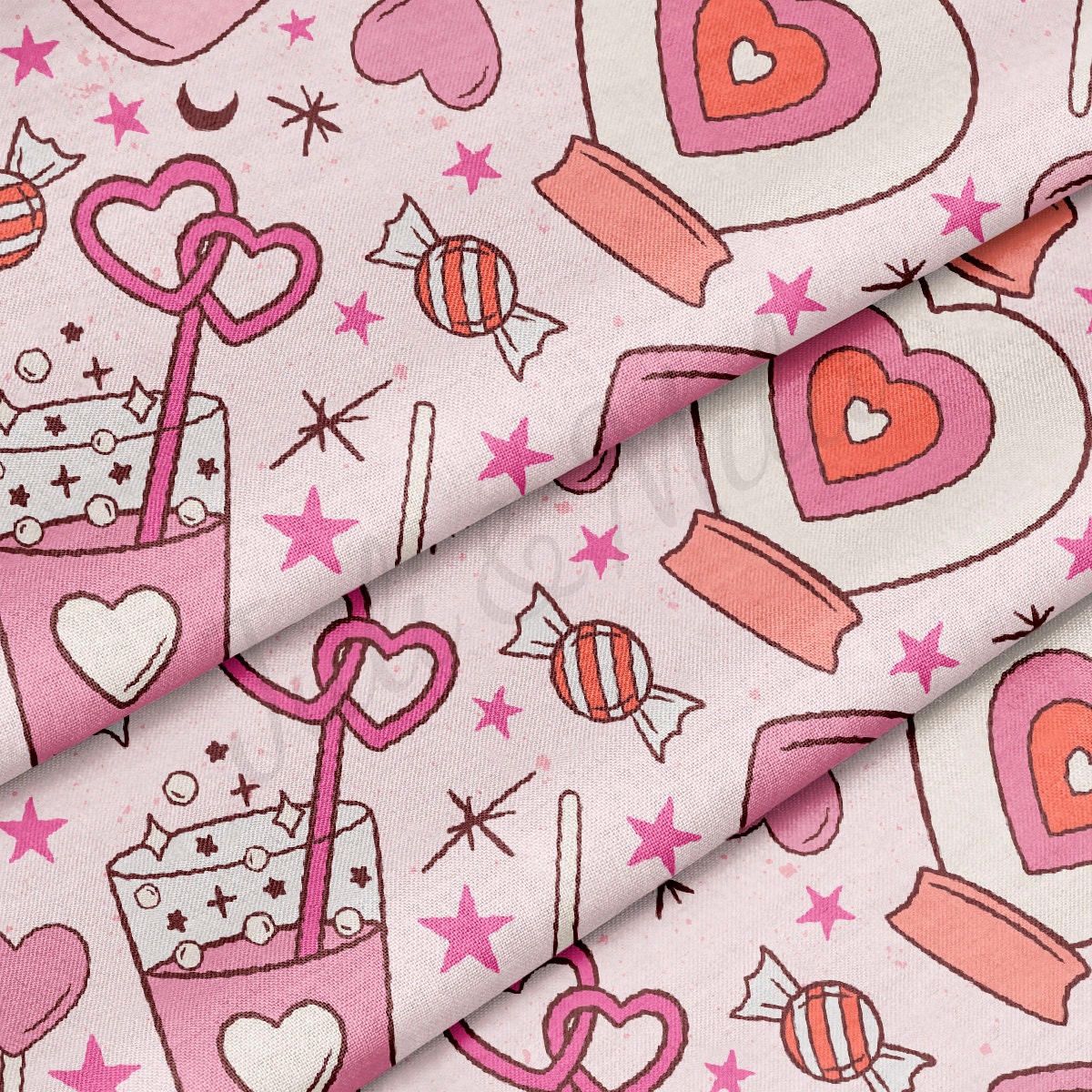 100% Cotton Fabric By the Yard Printed in USA Cotton Sateen -  Cotton  CTN1218
