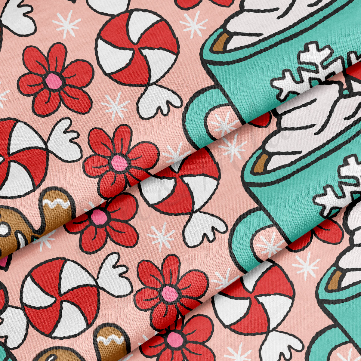 100% Cotton Fabric By the Yard Printed in USA Cotton Sateen -  Cotton  CTN964