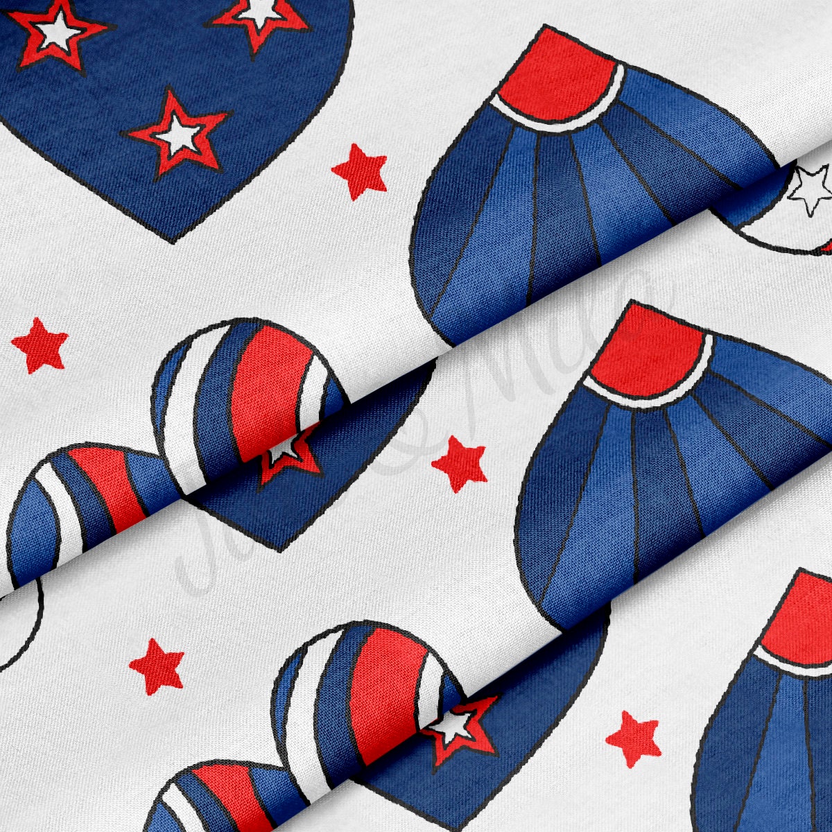 100% Cotton Fabric By the Yard Printed in USA Cotton Sateen -  Cotton  CTNPT16