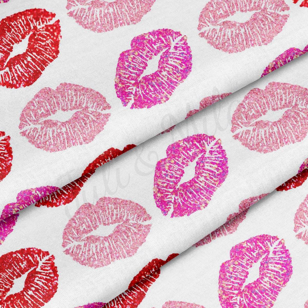 100% Cotton Fabric By the Yard Printed in USA Cotton Sateen -  Cotton CTN1050 Valentine's Day
