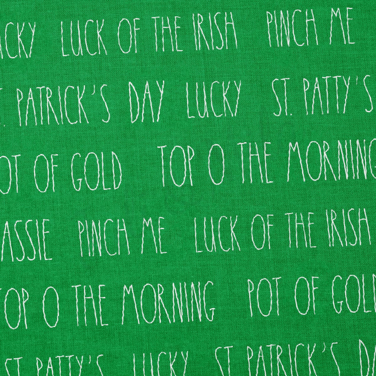 100% Cotton Fabric By the Yard Printed in USA Cotton Sateen -  Cotton CTN1081 St. Patrick's Day