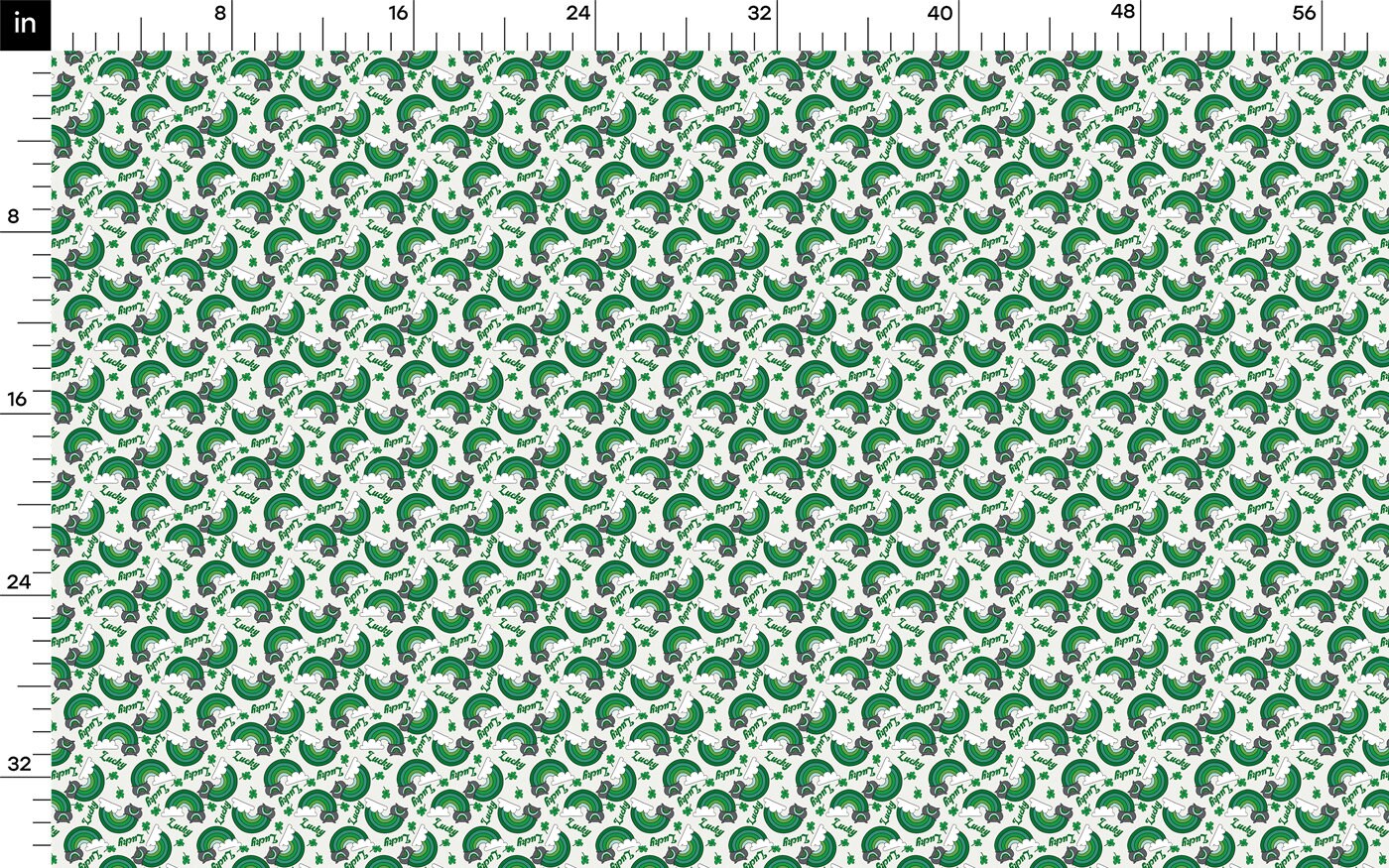 100% Cotton Fabric By the Yard Printed in USA Cotton Sateen -  Cotton CTN1088 St. Patrick's Day