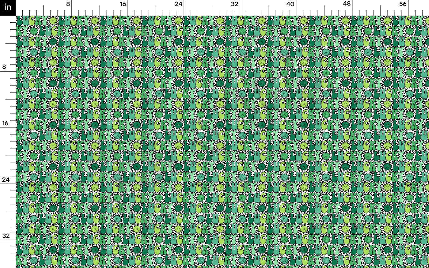 100% Cotton Fabric By the Yard Printed in USA Cotton Sateen -  Cotton CTN1089 St. Patrick's Day