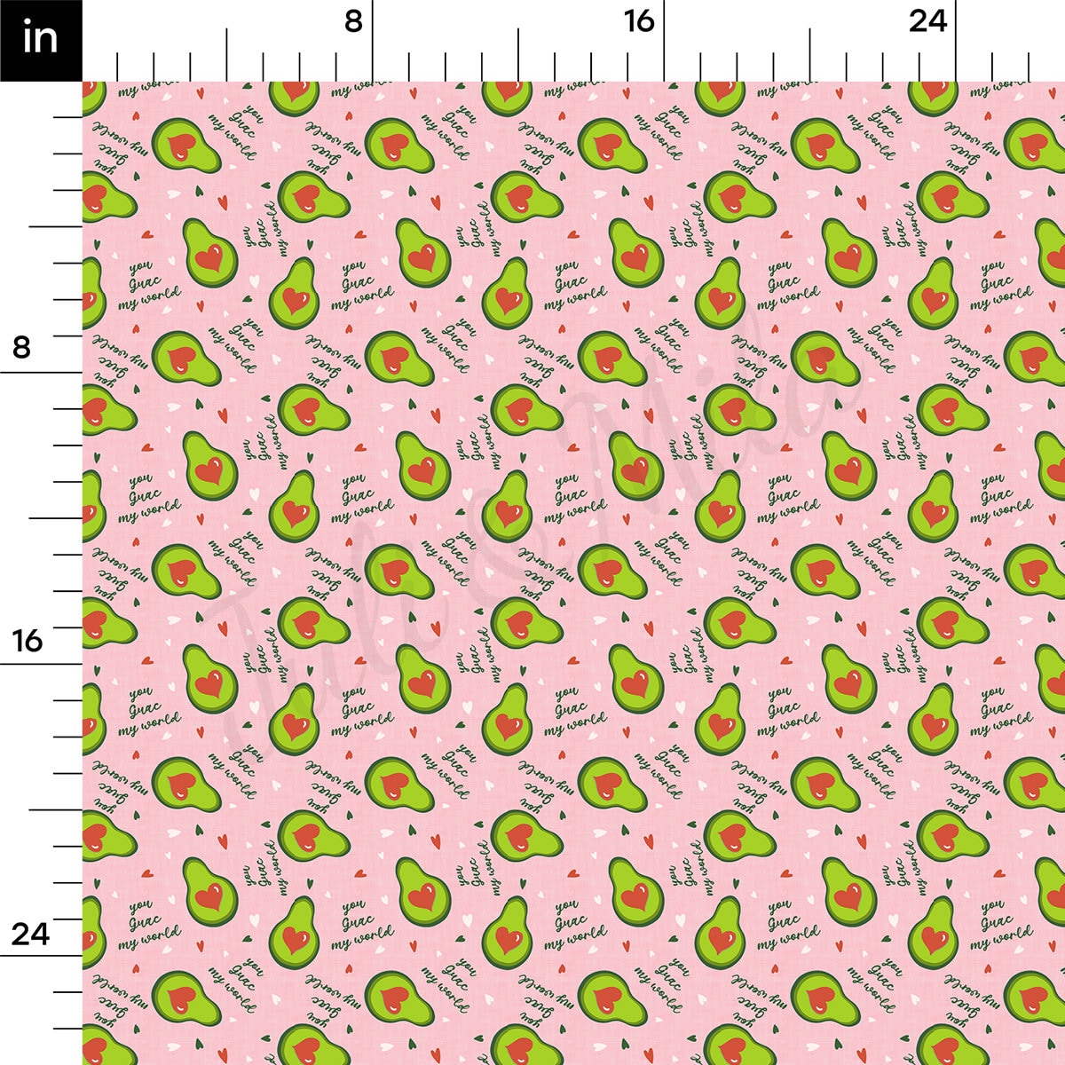 100% Cotton Fabric By the Yard Printed in USA Cotton Sateen -  Cotton CTN1132 Valentine's Day