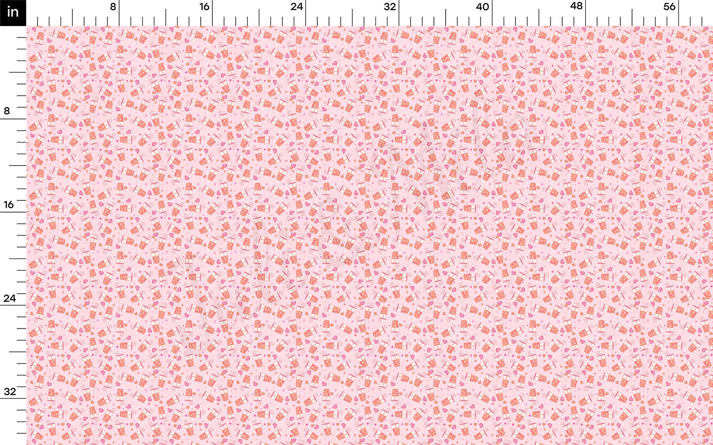 100% Cotton Fabric By the Yard Printed in USA Cotton Sateen -  Cotton CTN1211 Valentine's Day
