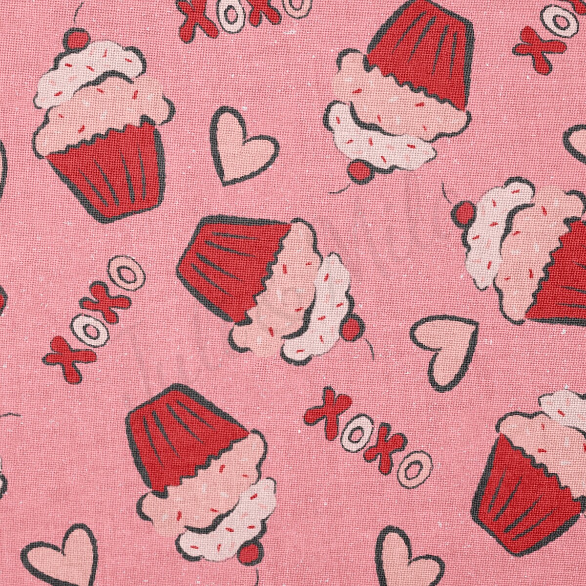 100% Cotton Fabric By the Yard Printed in USA Cotton Sateen -  Cotton CTN1216 Valentine's Day
